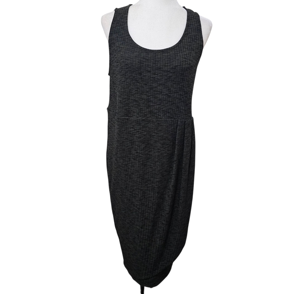 Torrid Sleeveless Midi Knit Dress Green Faux Wrap Skirt Womens Large